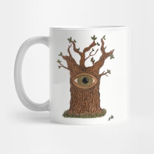 Green Eyed Tree Mug